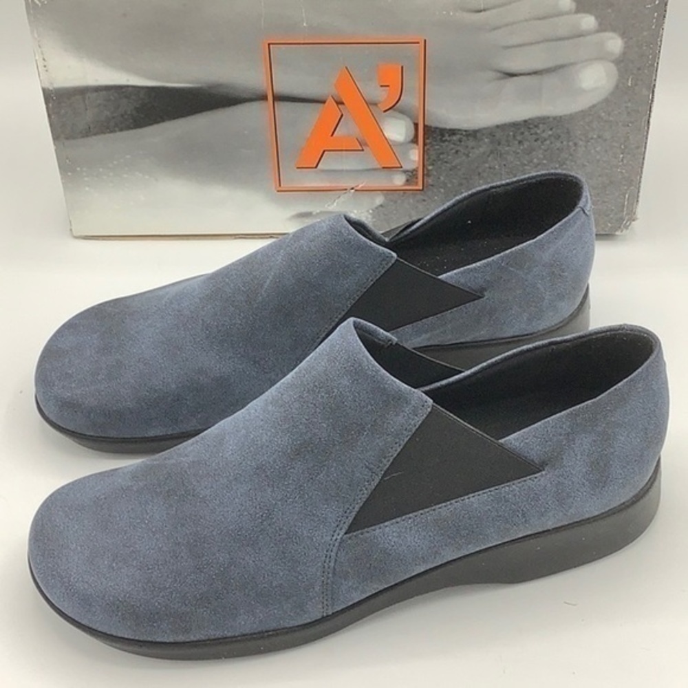 ARCOPEDICO Navy blue Lytech L103 slip on Loafers - Picture 3 of 16